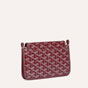 Goyard Plumet Pocket Wallet in Burgundy PLUMETPMLTY33CL33P - thumb-3