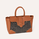 Goyard Saigon tote bag in Black Tan SAIGOCMMLTY01CL03P