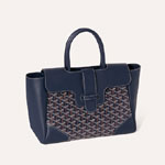 Goyard Saigon tote bag in Navy Blue SAIGOCMMLTY12CL12P