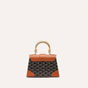 Goyard Saigon Structure Mini Bag in Black Tan SAIGR2MINTY01CL03P - thumb-3
