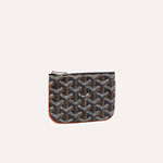 Goyard Senat Nano Key Pouch in Black Tan SENAPCNANTY01CL03P