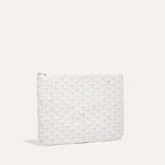 Goyard Senat MM Pocket in White SENAT2MMLTY50CL50P