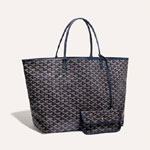Goyard Saint Louis GM Bag in Navy Blue STLOUIGMLTY12CL12P