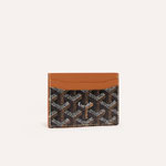 Goyard Saint-Sulpice Card Wallet in Black Tan STSULPPMLTY01CL03X