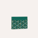 Goyard Saint-Sulpice Card Wallet in Green STSULPPMLTY09CL09X