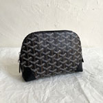 Goyard Vendome Cosmetic Pouch in Black VENDOTPMLTY01CL01P