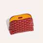 Goyard Vendome Cosmetic Pouch in Red VENDOTPMLTY02CL02P - thumb-3