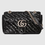 Gucci GG Marmont small sequin shoulder bag 443497 9SYWP 1000