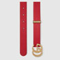 Gucci Leather belt torchon Double G buckle 524103 AP00G 6433 - thumb-2