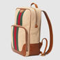 Gucci Vintage canvas backpack 575063 98BEG 9685 - thumb-2