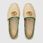 Gucci Online Exclusive chevron raffia espadrille 578547 GZ630 9593 - thumb-3