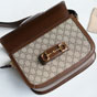 Gucci Horsebit 1955 Medium Shoulder Bag GG Supreme Brown 602204 92TCG 8563 - thumb-4