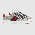 Gucci Ace sneaker with Web in beige blue 760775