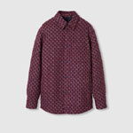 Gucci Boucle wool jacquard shirt with GG Shadow 787904 ZAQ5N 6419