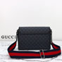 Gucci GG Black Medium Crossbody Bag Black 792124 FADJA 1042 - thumb-3