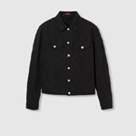 Gucci GG denim jacquard jacket in black 796446 XDC27 1043