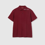 Gucci Cotton polo shirt in Red 806255 XJG14 6317