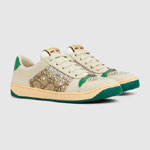 Gucci Screener sneaker in Green ivory 812041