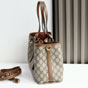 Gucci GG Emblem Medium Tote Bag Beige Brown 815214 FAD6L 9758 - thumb-2