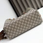 Gucci GG Emblem Medium Tote Bag Beige Brown 815214 FAD6L 9758 - thumb-3