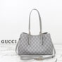 Gucci GG Emblem Small Tote Bag Grey 815214 FAD6M 1425 - thumb-3