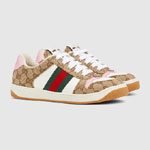 Gucci Screener sneaker in pink beige 817276