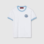 Gucci Cotton jersey T-shirt with embroidery in white 818787 XJG5A 9241