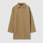 Gucci GG canvas shirt in camel brown 820536 Z7ALO 2580