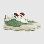 Gucci Re-Web sneaker in green canvas 824221