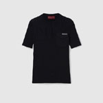 Gucci Rib fabric top with intarsia in black 829857 XKEV2 1070