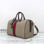 Gucci Savoy Medium Duffle Bag Beige Dark Brown 834460 FAEOI 9746 - thumb-2