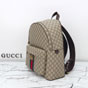 Gucci Ophidia Medium Backpack Beige Dark Brown 834466 FAEOJ 9747 - thumb-2