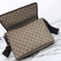 Gucci Ophidia Medium Messenger Bag Beige Dark Brown 834467 FAEOF 9745 - thumb-3