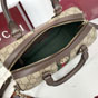 Gucci Ophidia Medium Boston Bag Beige Brown 836825 FAE0J 9867 - thumb-5