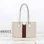 Gucci Ophidia Medium Tote Bag Beige White 836849 FAE0J 9643 - thumb-3