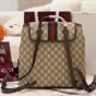 Gucci Ophidia Medium Backpack Beige Brown 836855 FAE0J 9867 - thumb-2