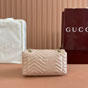 Gucci GG Marmont Medium Shoulder Bag Pink Beige 837267 AAE38 5753 - thumb-2
