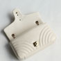 Gucci GG Marmont Medium Shoulder Bag White 837267 AAE38 9050 - thumb-4