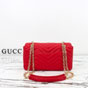 Gucci GG Marmont Medium Shoulder Bag Red 837267 AAGII 6406 - thumb-3
