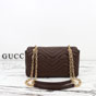 Gucci GG Marmont Medium Shoulder Bag Dark Taupe 837267 AAGUE 2818 - thumb-3