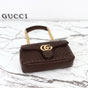 Gucci GG Marmont Medium Shoulder Bag Dark Taupe 837267 AAGUE 2818 - thumb-4