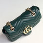 Gucci GG Marmont Small Shoulder Bag Green 837280 AAE38 3020 - thumb-2