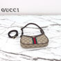 Gucci Ophidia Mini Shoulder Bag Beige Brown 838465 FAE0P 9746 - thumb-4