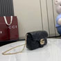 Gucci GG Marmont Mini Shoulder Bag Black 841290 AAFAX 1000 - thumb-2