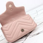 Gucci GG Marmont Mini Shoulder Bag Pink Beige 841290 AAFAX 5753 - thumb-4