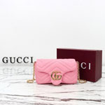 Gucci GG Marmont Mini Shoulder Bag Light Pink 841290 AAGJE 5825