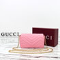 Gucci GG Marmont Mini Shoulder Bag Light Pink 841290 AAGJE 5825 - thumb-3