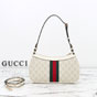 Gucci Ophidia Small Shoulder Bag Beige White 841341 FAE0J 9643 - thumb-3