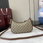 Gucci GG Emblem Small Shoulder Bag Beige Dark Brown 847447 FAD6L 9758 - thumb-3