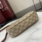 Gucci GG Emblem Small Shoulder Bag Beige Dark Brown 847447 FAD6L 9758 - thumb-4